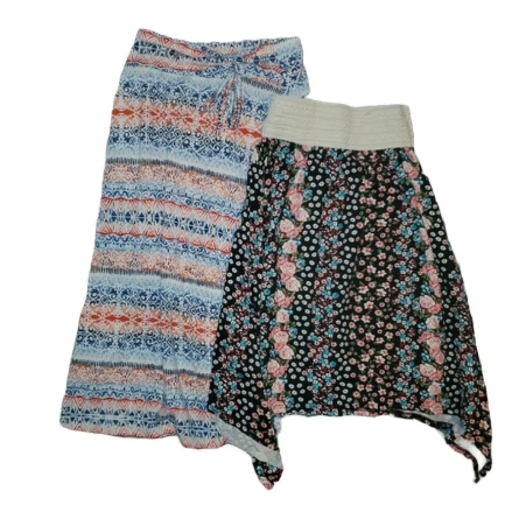 Girls Flowy Skirts || Set of 3 || sz small 7-12